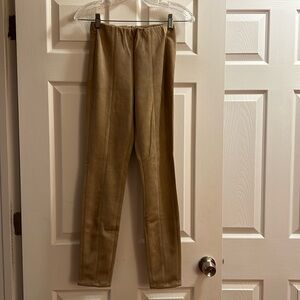 BLANK NYC Beige Suede Leggings 24